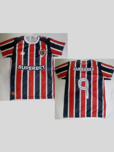 Camisa do São Paulo listada