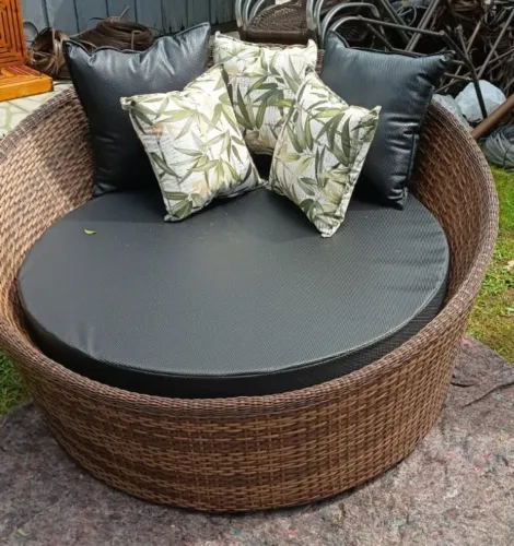 Chaise Couro Náutico Novo