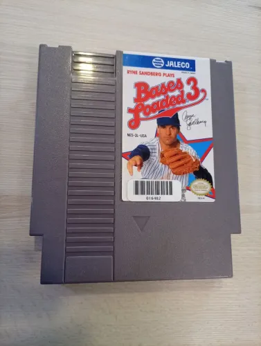 Cartucho Bases Loaded 3 NES (Original Nintendo Jaleco)