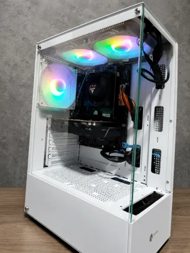 PC Completo - RX 460, SSD e Monitor Incluso