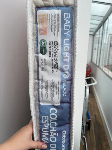 Colchão berço bebê Ortobom baby light D18