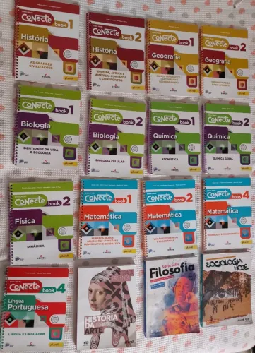 Vendo livros do Ensino Médio Conect Book da plataforma Plurall (Somos Educação)