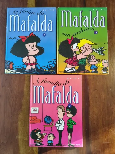 Mafalda (Quino) Edições Capa Dura / Editora Martins Fontes