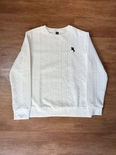 Blusa Moletom Tricot Off White Manfinity Shein Tamanho P