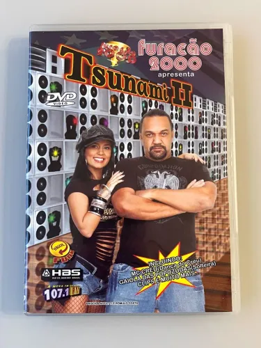 DVD Furacão 2000 Apresenta Tsunami II - Original Raridade Funk Carioca