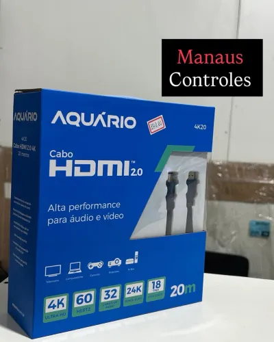 Cabo Hdmi de 20 Metros 4K Versão 2.0 Blindado