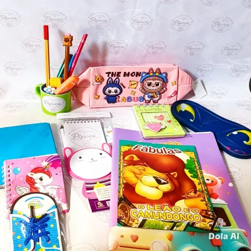 Papelaria Pipoca Kit 10 UN