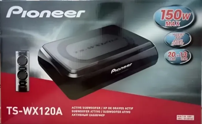 Caixa Amplificada Subwoofer Slim Ativa Pioneer TS-WX120A 150W (Linha Americana)