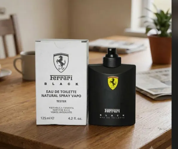 Perfume Ferrari Black 125ml (Com Nota não fiscal da Loja Internacional) - Original