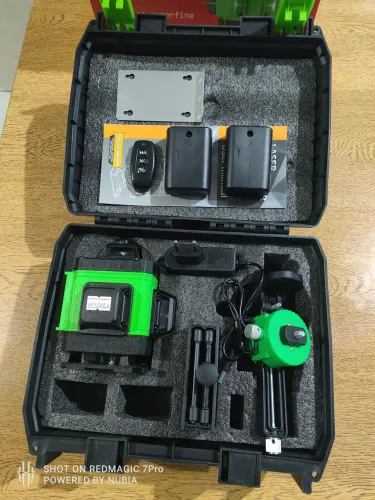 Nivel A Laser 16 Linhas VERDE NOVO 2 Baterias 4 D Profissional 2025 Nivel A Leizer Leiser