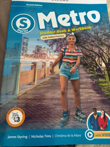 Livro Metro Student Book e Workbook