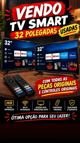 Tv 32 polegadas usada