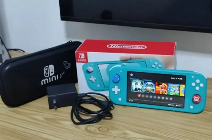 Nintendo switch lite turquesa desbloqueado 128GB olxpay