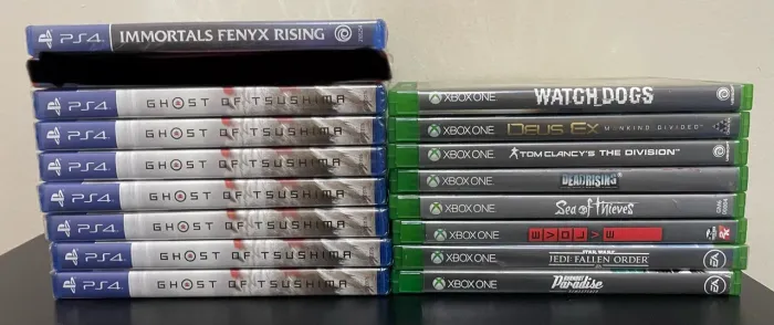 Jogos de PS4 e XBOX ONE ( VALORES NA DESCRIÇÃO )