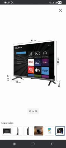 TV Smart Philco Led Android Bluetooth 32 polegadas