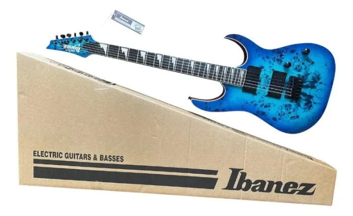 Guitarra Ibanez Super Strato Aqua Burst Rg Series Grgr221aqb Destro Aqua Burst