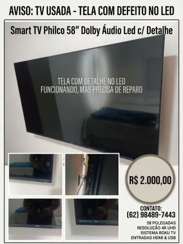 SMART TV PHILCO 58"