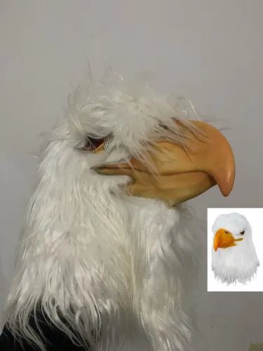 Máscara De Cosplay Águia Com Boca Fechada