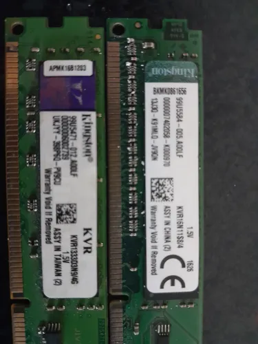 Memória ram ddr3 8gb