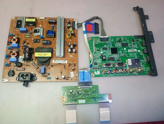 kit placas principal e fonte tcon 42ly340c funcionando perfeitamente 