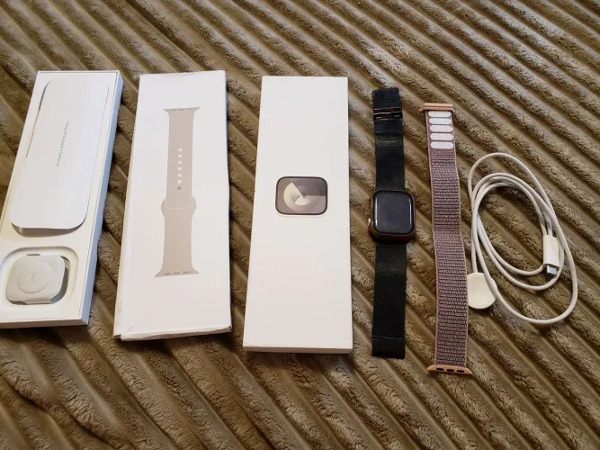 Smartwatch apple watch 9 com acessórios e pulseiras 