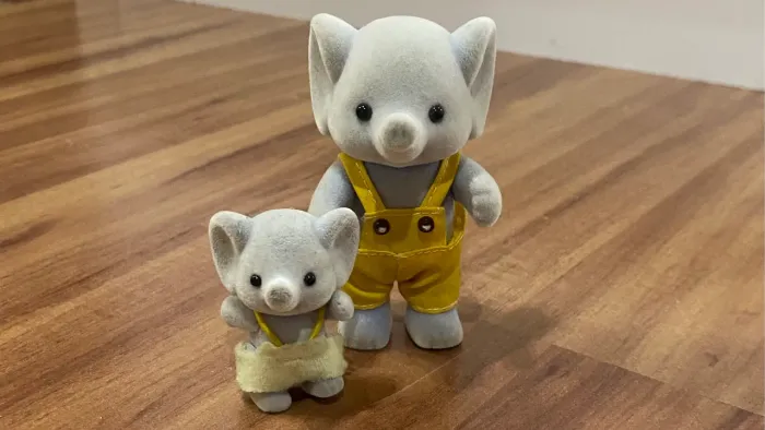 Sylvanian Families Pai e Filho Elefante 