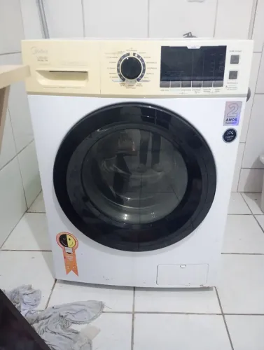 Lava e Seca Midea 10,2kg Inverter Smart - Com Defeito (Erro E50 / Motor)