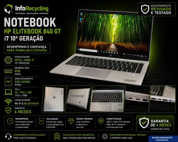 HP EliteBook 840 G7 i7 10ª Geração