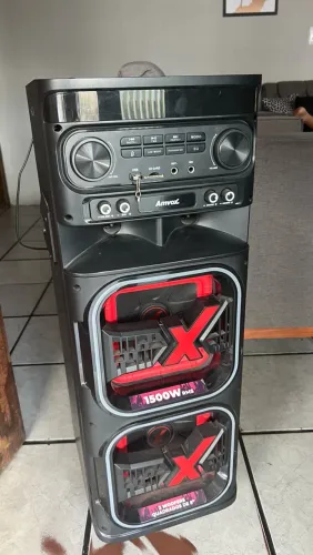 CAIXA DE SOM AMVOX 1500W