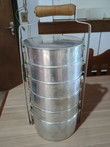 Conjunto de Viandas de Alumínio - Marmiteira