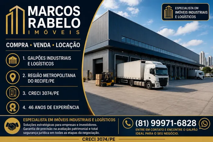Logística, Administração, Vendas e locação de Galpões