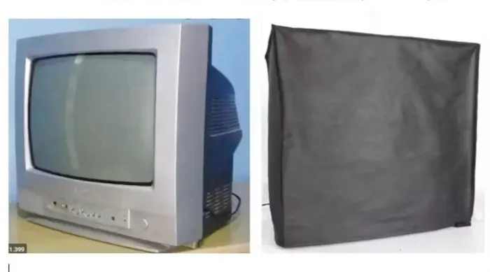 Capa preta de proteção para Tv tubo 