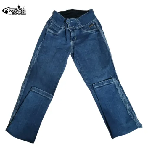Calça Jeans Feminina Wellu's Deluxe - Tamanho 40 (Cintura Alta)