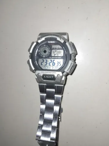 Relógio Casio Prateado pulseira inoxidável Original
