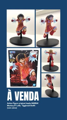 Action Figure One Piece Original - Luffy Egghead Outifit