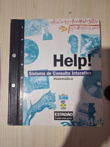 Livro antigo Help! Matemática - Sistema de Consulta Interativa