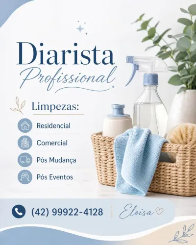 Serviços de Diarista