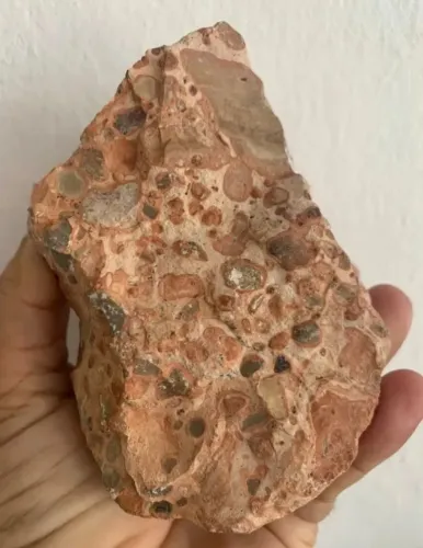 Linda pedra Leopardita do México com 13cm