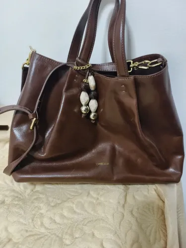 corello bolsa couro novo