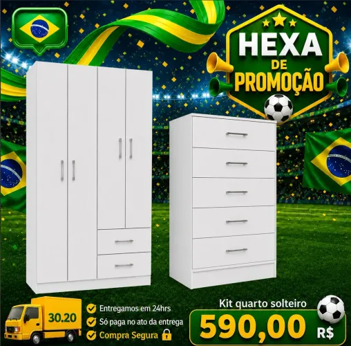 Kit Quarto Solteiro