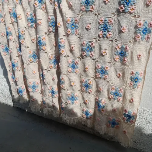 Colcha em crochê 