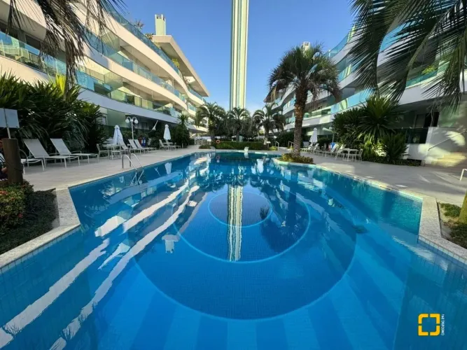 Apartamento no Água Viva Residence em Canasvieiras - Condominio pé na areia