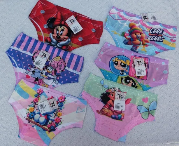 Cuecas /calcinhas infantil
