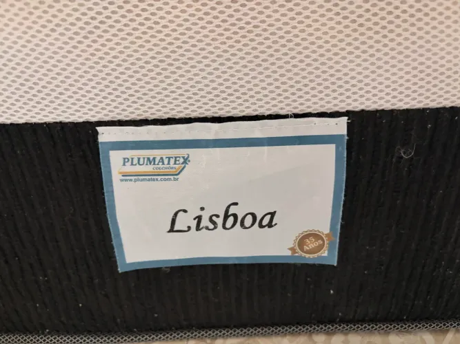 Colchão mola queen + base box