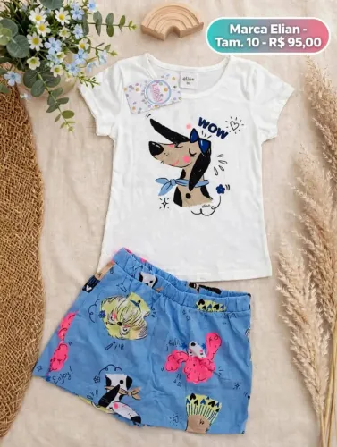 Conjunto infantil, tamanho 10