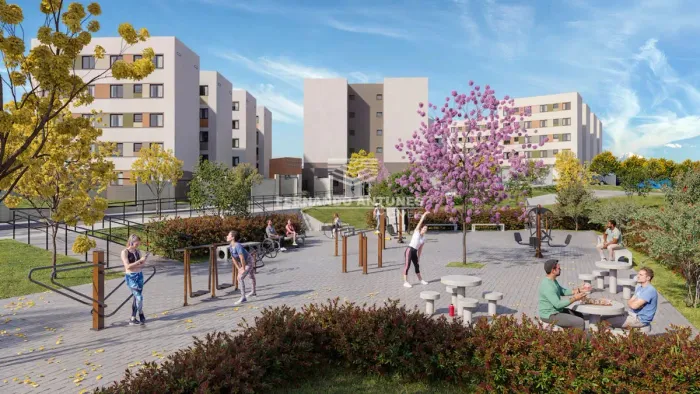 Área Priv. - 38,40 m², 2 dorm, 1 vaga