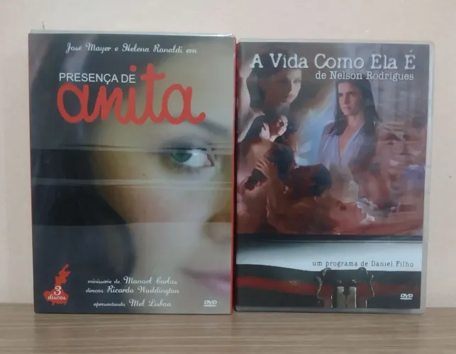 Box Dvd Presença de Anita + Dvd Duplo A Vida Como Ela É 