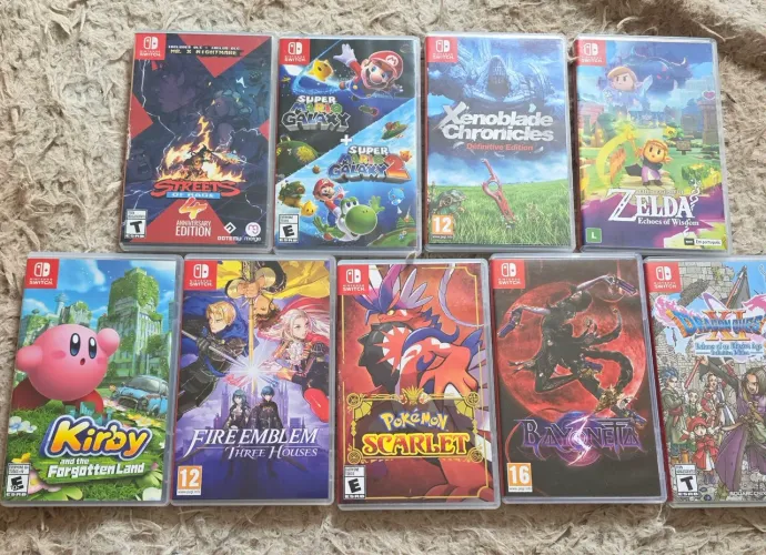 Lote Jogos Nintendo switch 