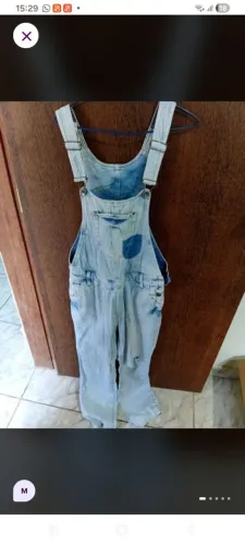 Macacão Jeans Feminino