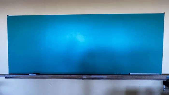 Quadro Escolar Verde para Giz 3m x 1,20m - Profissional (Ótimo Estado)